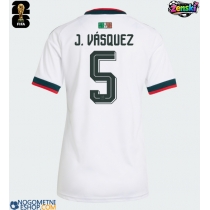 Ženski Nogometni dresi Mehika Johan Vasquez #5 Gostujoči SP 2026 Kratek Rokav